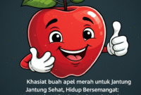 Jantung Sehat, Hidup Bersemangat: Mengungkap Khasiat Buah Apel Merah untuk Jantung Anda