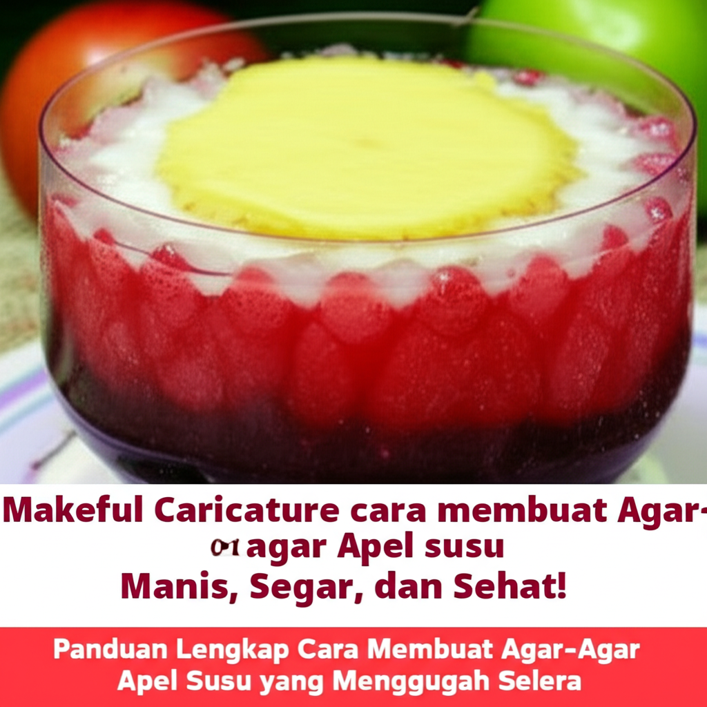 Manis, Segar, dan Sehat! Panduan Lengkap Cara Membuat Agar-Agar Apel Susu yang Menggugah Selera