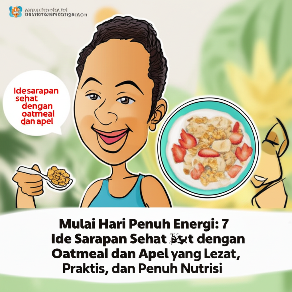 Mulai Hari Penuh Energi: 7 Ide Sarapan Sehat dengan Oatmeal dan Apel yang Lezat, Praktis, dan Penuh Nutrisi
