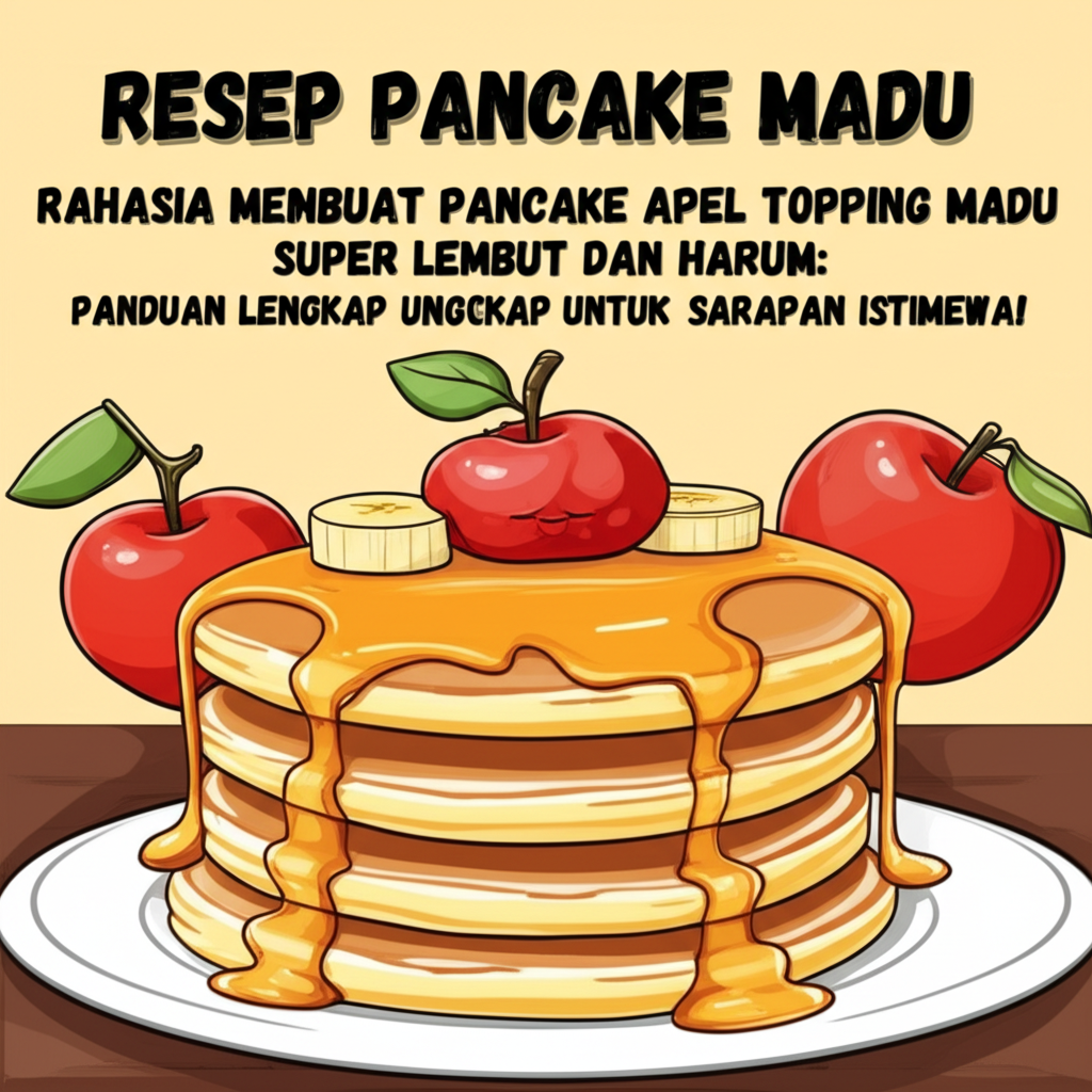 Rahasia Membuat Pancake Apel Topping Madu Super Lembut dan Harum: Panduan Lengkap untuk Sarapan Istimewa!