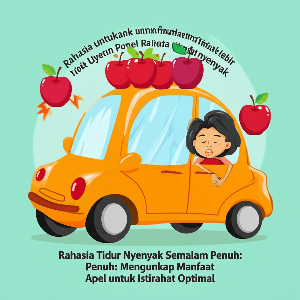 Rahasia Tidur Nyenyak Semalam Penuh: Mengungkap Manfaat Apel untuk Istirahat Optimal