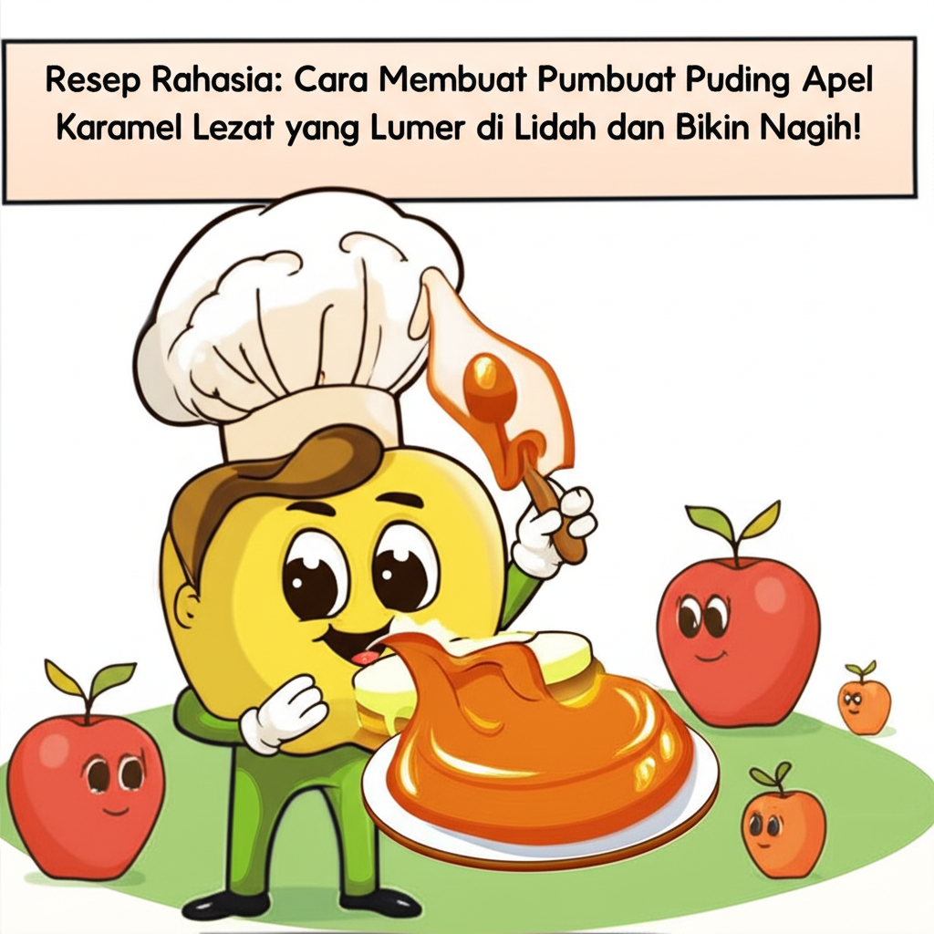 Resep Rahasia: Cara Membuat Puding Apel Karamel Lezat yang Lumer di Lidah dan Bikin Nagih!
