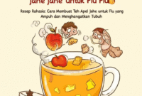 Resep Rahasia: Cara Membuat Teh Apel Jahe untuk Flu yang Ampuh dan Menghangatkan Tubuh
