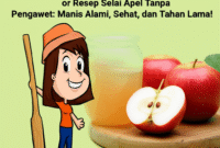 Resep Selai Apel Tanpa Pengawet: Manis Alami, Sehat, dan Tahan Lama!