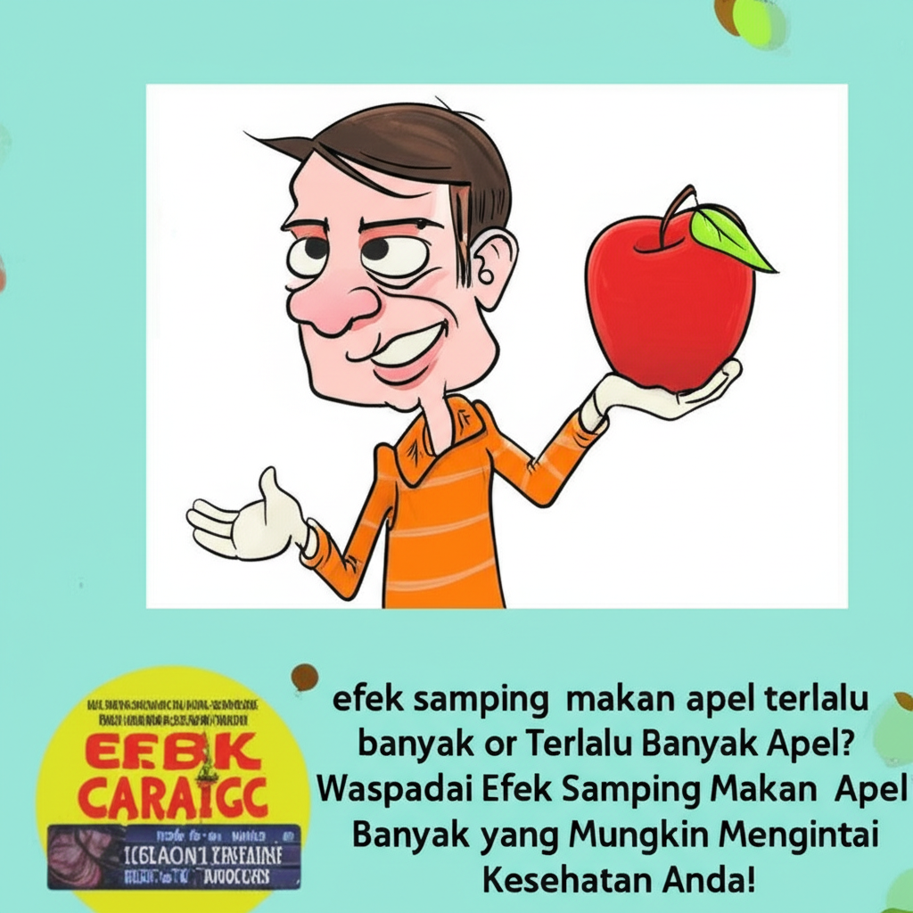 Terlalu Banyak Apel? Waspadai Efek Samping Makan Apel Terlalu Banyak yang Mungkin Mengintai Kesehatan Anda!