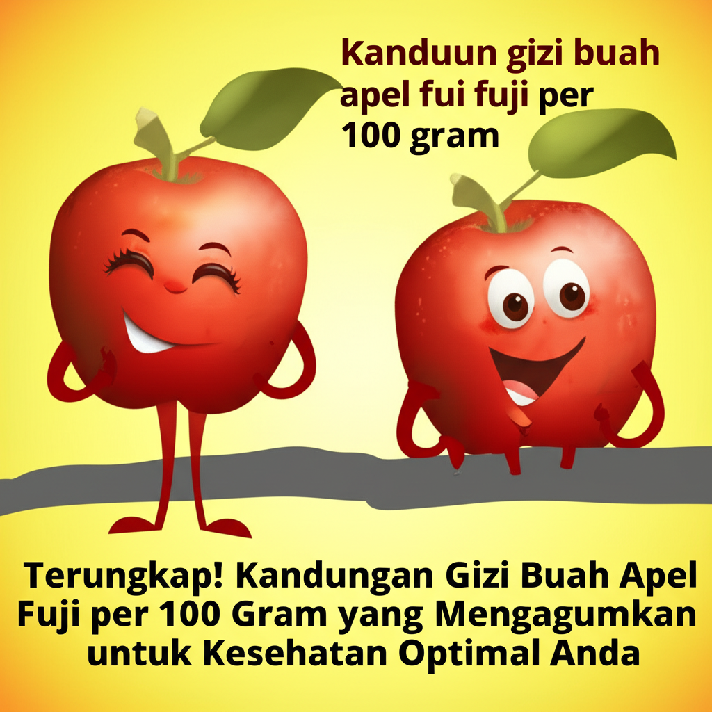 Terungkap! Kandungan Gizi Buah Apel Fuji per 100 Gram yang Mengagumkan untuk Kesehatan Optimal Anda